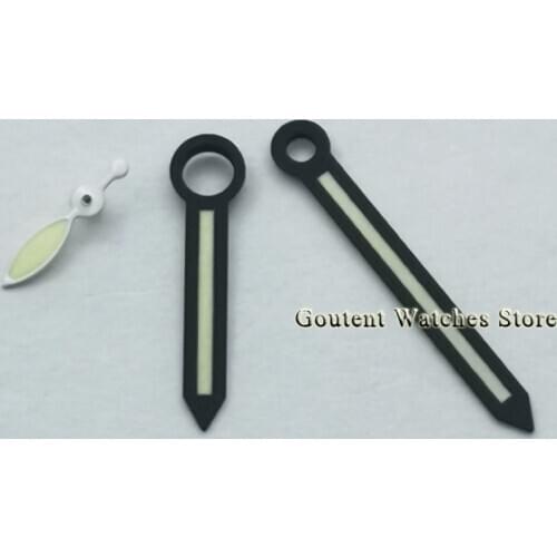 Goutent Black Hands Lume for 44mm 6497,6498 Seagull ST3600 / ST3620 movement