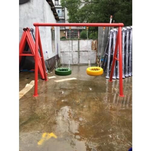 Outdoor baby swing chair playground childrens plastic slide garden toys seat kids monkey bars set children child swing nest Q54