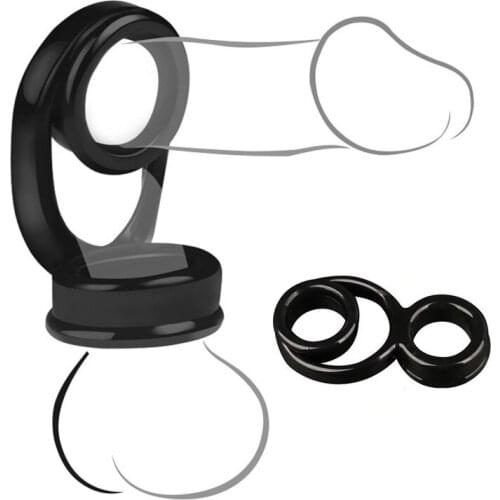 Sex Penis Rings Toys for Adult Cock Ring for Men Penis Extender Male Chastity Device Lock Sperm Scrotal Bound Massager Sex Shop