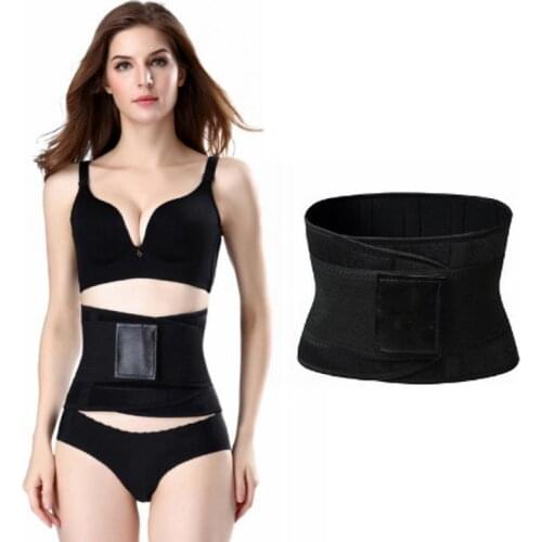 Sweaty Slimming Shape Belt Sauna Effect Corset Waist Trainer Plus Size Female Body Shapers Belly Stomach Shap Hot Fitness