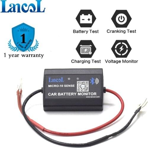 Lancol MICRO-10 Automotive Battery Analyzer CCA Battery testing 12V CAR BATTERY TESTER With Bluetooth Battery Monitor