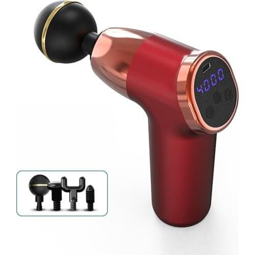 Fascial Massage Gun Deep Tissue Muscle Massager Fitness Relaxation Vibrator Body Slimming Shaping Neck Shoulder Pain Relief