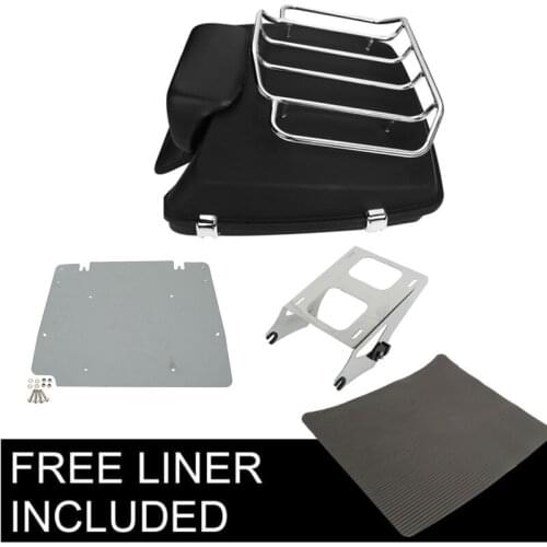 Motorcycle 5.5" Razor Pack Trunk Mount Rack For Harley Tour Pak Road King Street Glide Road Glide 2014-2020