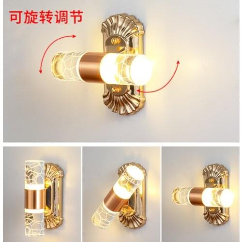 Creativity LED Wall Lamp Reading Light Acrylic Modern Design Indoor Energy Saving Lamps Bathroom Lampara Wall Decoration EK50WL