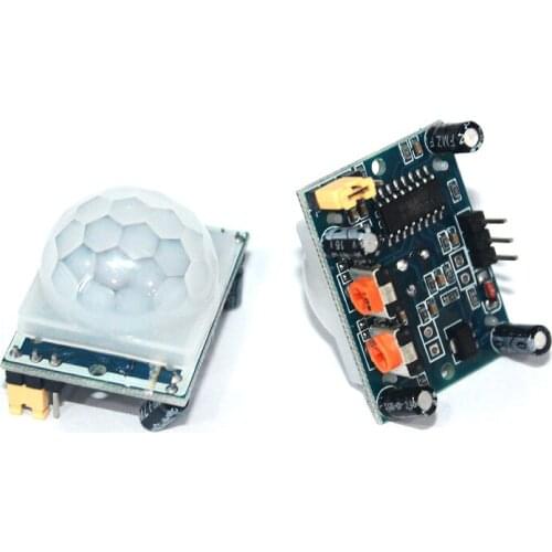 100PCS HC-SR501 Adjust IR Pyroelectric Infrared PIR Motion Sensor Detector Module