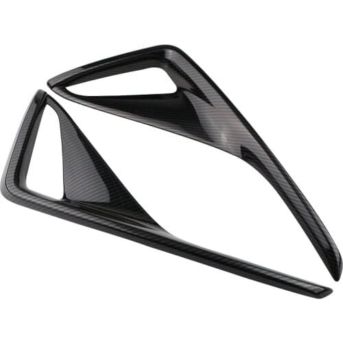 Color My Life 2Pcs Car Styling Rear Fog Lamps Cover Fog Lights Protection Sticker for Toyota C-HR CHR 2016 2017 2018 Accessories