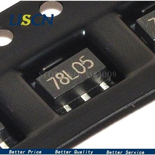20PCS 78L05 SOT89 SOT SMD SOT-89 Triode new and original