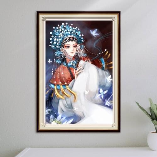 5D DIY Cartoon Diamond Painting Drama Actor Cross Stitch Lady Photo Full Square Round Drill Diamond Embroidery Home Decor Gift