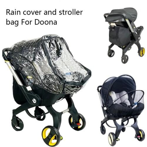 Stroller Accessories Baby Car Seat Travel Bag And Rain Cover For Doona Stroller High Capacity Shopping Bag