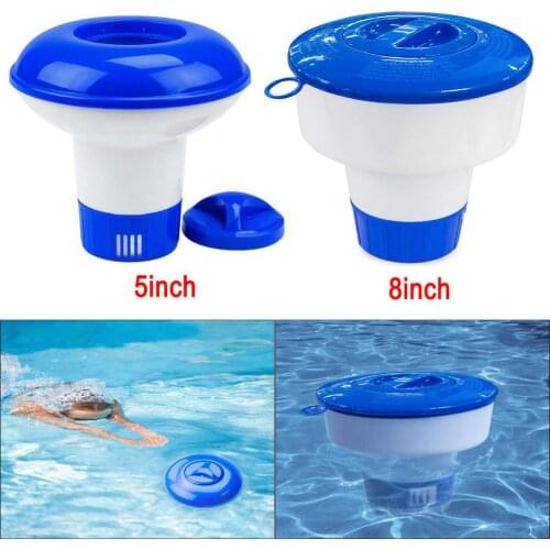 Spa Accessories Case Equipment Tool 5" 8" Swimming Pool Spa Tablet Auto-Supplier Floating Chlorine Dispenser Cleaning