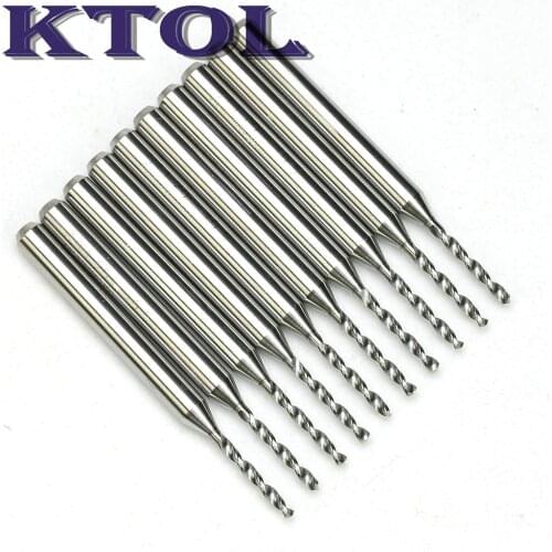 Free Ship 3.175*1.2mm CNC PCB Bits Cutter, Print Circuit Board PCB Drill Bits Set, Solid Carbide Micro Bits on Drilling Machine