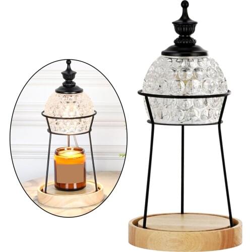 Candle Warmer Electric Wax Melt Lamp Waxing Burner Aroma Diffuser Aromatherapy Lamp Table Lamp for Home Bedroom Spa EU Plug