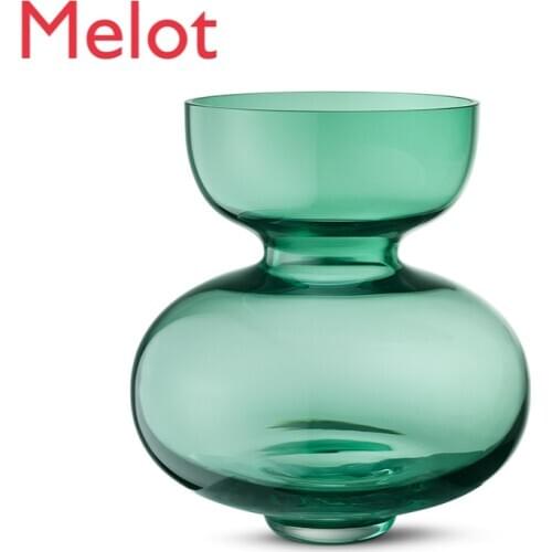 European Creative Personality Vase Decorative Ornament Modern Minimalist Living Room Flower Arrangement Glass Vase