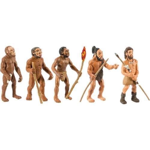 Pvc figure Simulation prehistoric life scene model ornaments primitive people