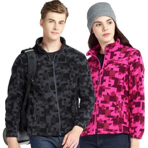 Large Size 5XL Men Women Outdoor Autumn Winter Fleece Jackets Thicken Thermal Windproof Clothing Climbing Camping Skiing Jacket