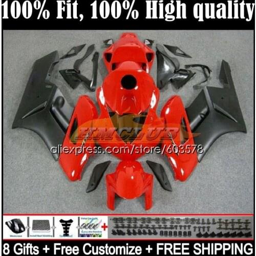 Bodys Injection For HONDA CBR1000 CBR 1000 RR CC 1000CC 50CL.61 CBR1000RR 04 05 CBR 1000RR 2004 2005 OEM Fairings red grey sale