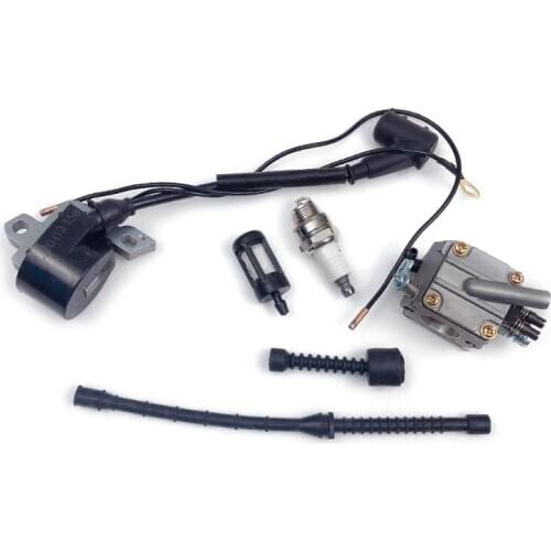 Carburetor Ignition Coil for Stihl Chain Saw 038 MS380 MS381 Air Fuel Oil Filter Line Plug Kit Chainsaw Parts