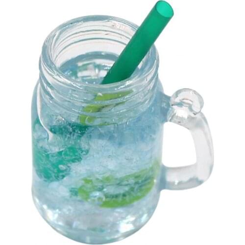 Creative Mini Kettle Keychain Simulated Food Drink Cup Pendant Gift Bag Ornament