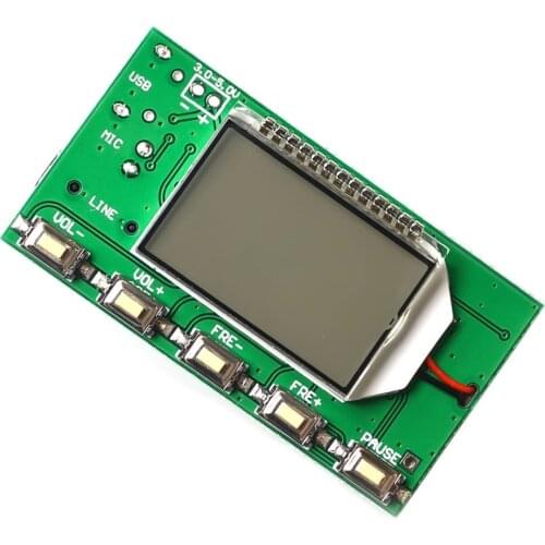 DSP PLL 87-108MHz Stereo FM Transmitter Module Digital Digital Wireless Microphone Board Multi-function Frequency Modulation