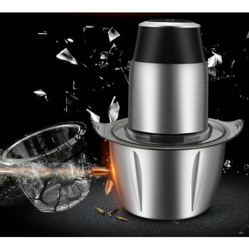 Meat Grinders USES electric stainless steel to stir small, 1.2-liter, small-capacity chili machines NEW