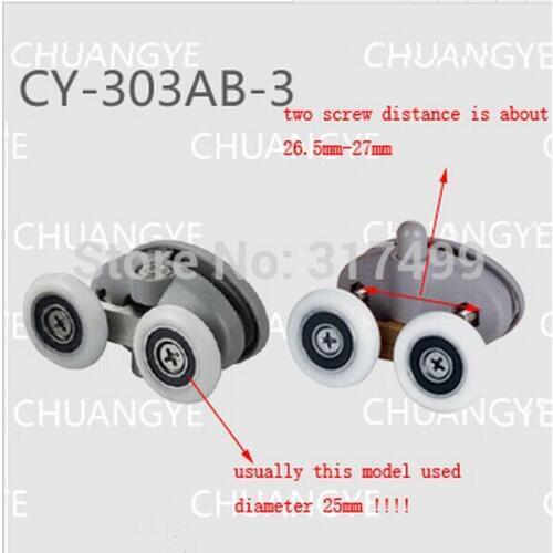 New Arrival Copper Shower Room Sliding Door Roller CY-303AB-4