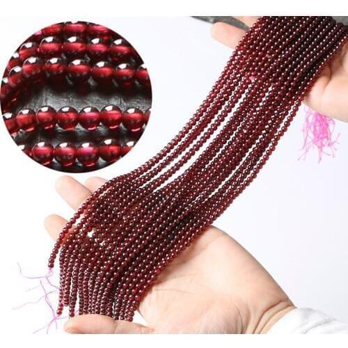 Wholesale wine Garnet Bracelet, multi ring hand string, female paragraph, DIY long chain necklace