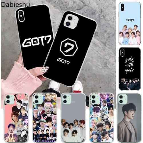 Kpop HIP-HOP GOT7 Luxury Phone Case for iphone 12 pro max 11 pro XS MAX 8 7 6 6S Plus X 5S SE 2020 XR cover