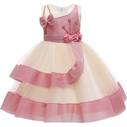 Girl Christmas Dress Children Party Dress For 2 6 8 10Yrs Girls Costume Kids Dresses Flower Girls Wedding Gown Princess Dress