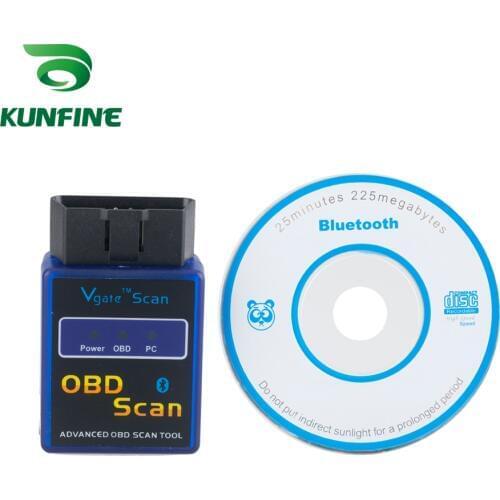 KUNFINE OBD II Vgate Scan ELM327 Bluetooth Car-detector ELM 327 Diagnostic-tool OBD OBD2 scanner auto Adapter Diagnostic Tool