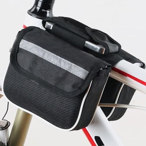 MTB Bag Pack Bicycle Accessories Bicycle Bag Front Frame Hard Shell Storage Bag Case MTB Cycling Accessories