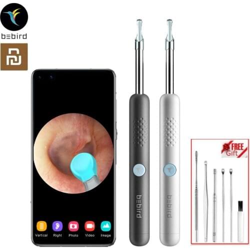 Youpin Bebird R1 Smart Visual Ear Sticks Endoscope 300W High Precision Earpick Mini Camera Otoscope Health Care Ear Cleaner