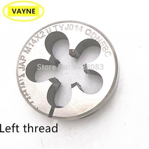 VAYNE Metric Standard adjustable HSS Die Machine left Round Dies AR-D M1x0.25M2M2.5M3M4M5M6M7M8M9M10M11M12M14M16M18M20M22x2.5