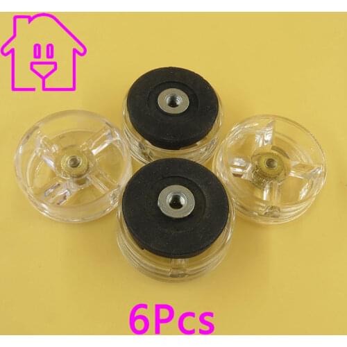 6 Replacement Spare Parts Blender Juicer Parts 2 Rubber Gear 4 Plastic Gear Base For Magic Bullet 250W New Unused 38% Off