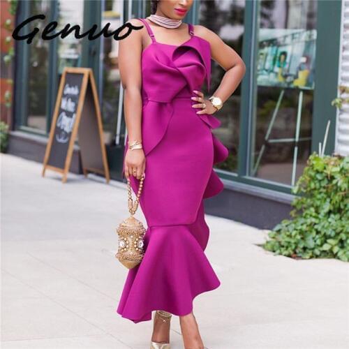 Women Tube Bodycon Backless Dress Ruffled Sexy Hot Party Nightout Evening Tight Club Wear Clothes Robe Femme Summer Fashion 2019