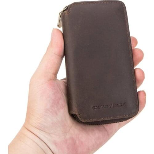 1pc Leather Watch Holder Pouch Bag Zip-Around Wristwatch Case Storage Box Watch Bags Handmade Box Watch Accessories Dropshipping