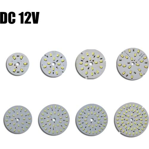 10pcs/lot DC12V LED Chip Round SMD 5730 Lamp board 3W 5W 7W 9W 12W 15W 18W 24W Low Voltage White Light Source For Downlight