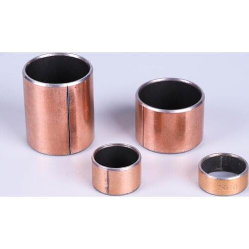 20pcs 5mm-6mm inside diameter brass sleeve open hollow cover through pass case composite bushing metallurgical bearing sleeves