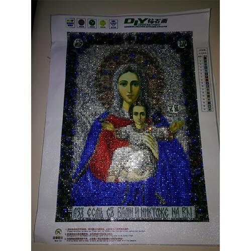 2020 crystal Painting 5D DIY Diamond Painting Home Decoration Religious Icon glass Diamond Embroidery Classic Style Rhinestone