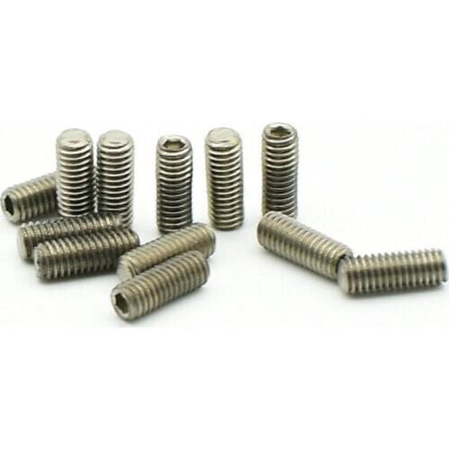 5pcs M6 titanium allen screw stop screws tightening machine meter bolt hexagon bolts Ti Fastener 5mm-20mm length