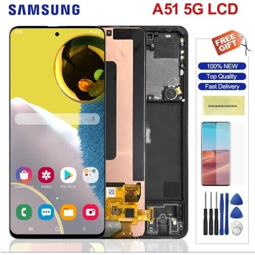6.5'' Original 5G Lcd For Lcd For Samsung Galaxy A51 LCD Display With Touch Screen For Samsung A515 A515F A515F/DS A515FD Lcd