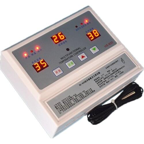 820 temperature controller 220VSmart thermostat controller switch Adjustable temperature Guide rail type temperature control
