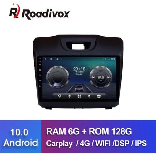 9" Car Radio Android 10 Car Dvd GPS Navigation For Isuzu D MAX Chevrolet S10 2015 2018 Autoradio Vehicle Audio Multimedia Player