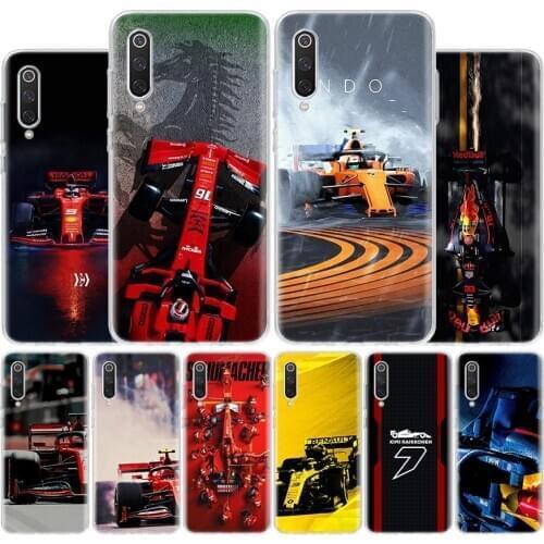 For Formula 1 Cover Phone Case For Xiaomi Redmi Note 9 9S 8T 8 7 6 5 5A 6A 7A 8A 4X K20 K30 S2 Pro Luxury Soft Capa