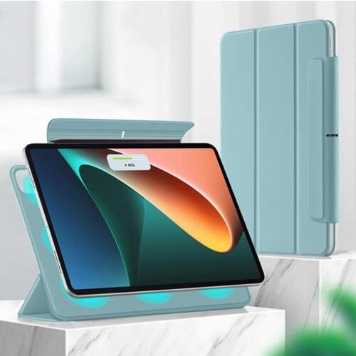 Case for for Xiaomi Mi Pad 5Pro 11 Funda Capa Xiaomi Mi Pad 5 2021 11 Inch Slim Magnetic Folding Stand PU Leather Smart Cover