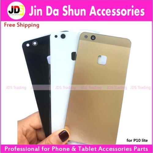 For Huawei P10 lite Nova Lite Glass Rear Back Housing Battery Door Cover Rear Phone Case Backcover with LOGO+Adhesive Gule
