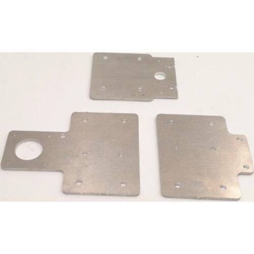 Funssor FLSUN Prusa aluminum X carriage and X stepper motor mount /idler plate for upgrade FLSUN Prusa i3 3D printer parts