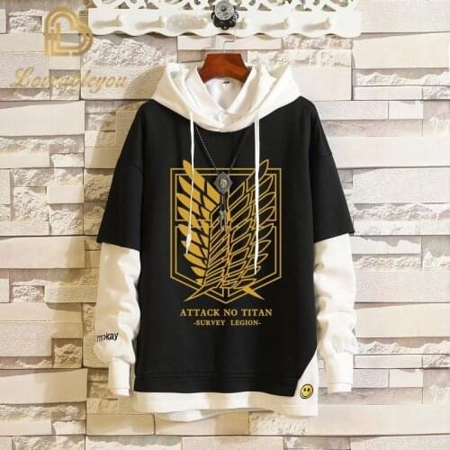 Hot Sale Anime Attack on Titan Hoodie Pullover Hooded Sportswear Men Women Hoodies Cosplay Costume Hip-hop Hood Coat Outerwear