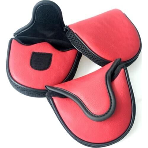 Golf Mallet Head Cover Center Putter Club Protector Headcover Hook & Loop