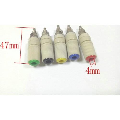 50PCS brass Binding Post For Speaker for 4mm Banana Plug Test Connectors New