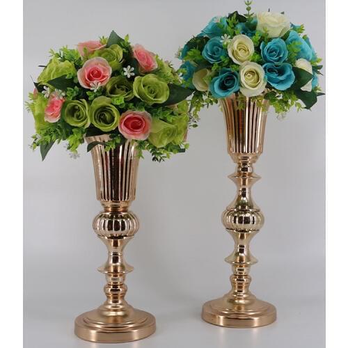 Metal Flower Ball Holder Wedding Vase Road Lead Flower Arrangement Props T Stage Welcome Area Decoration